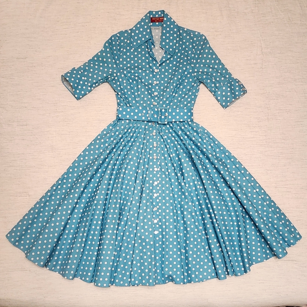 Polka Dot Swing Dress
